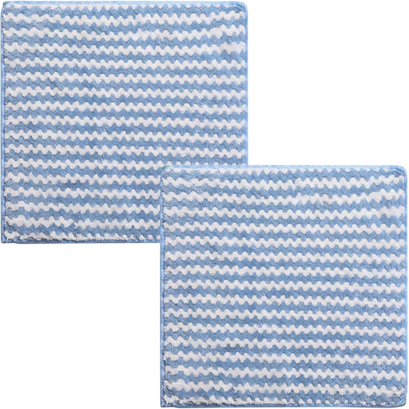 Cleaning Cloth Hand Towels Premium Microfiber Dishcloths Cleaning Tools Nonstick Pack Reusable Cleaning Wipes Super Absorbent Kitchen and Office ColorsBlue
